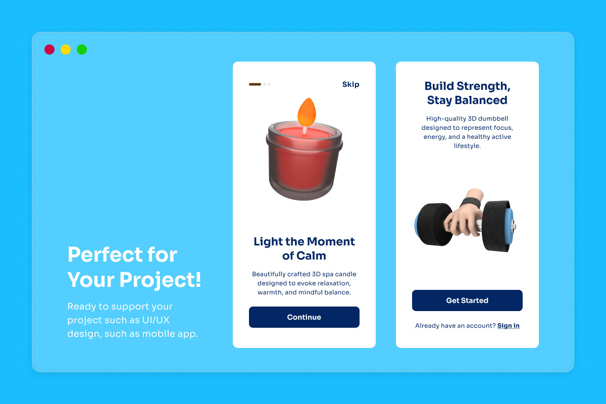 Wellness Calm 3D Icon Pack, a Healthcare Illustration by twinstd (Photo 4 of 6)