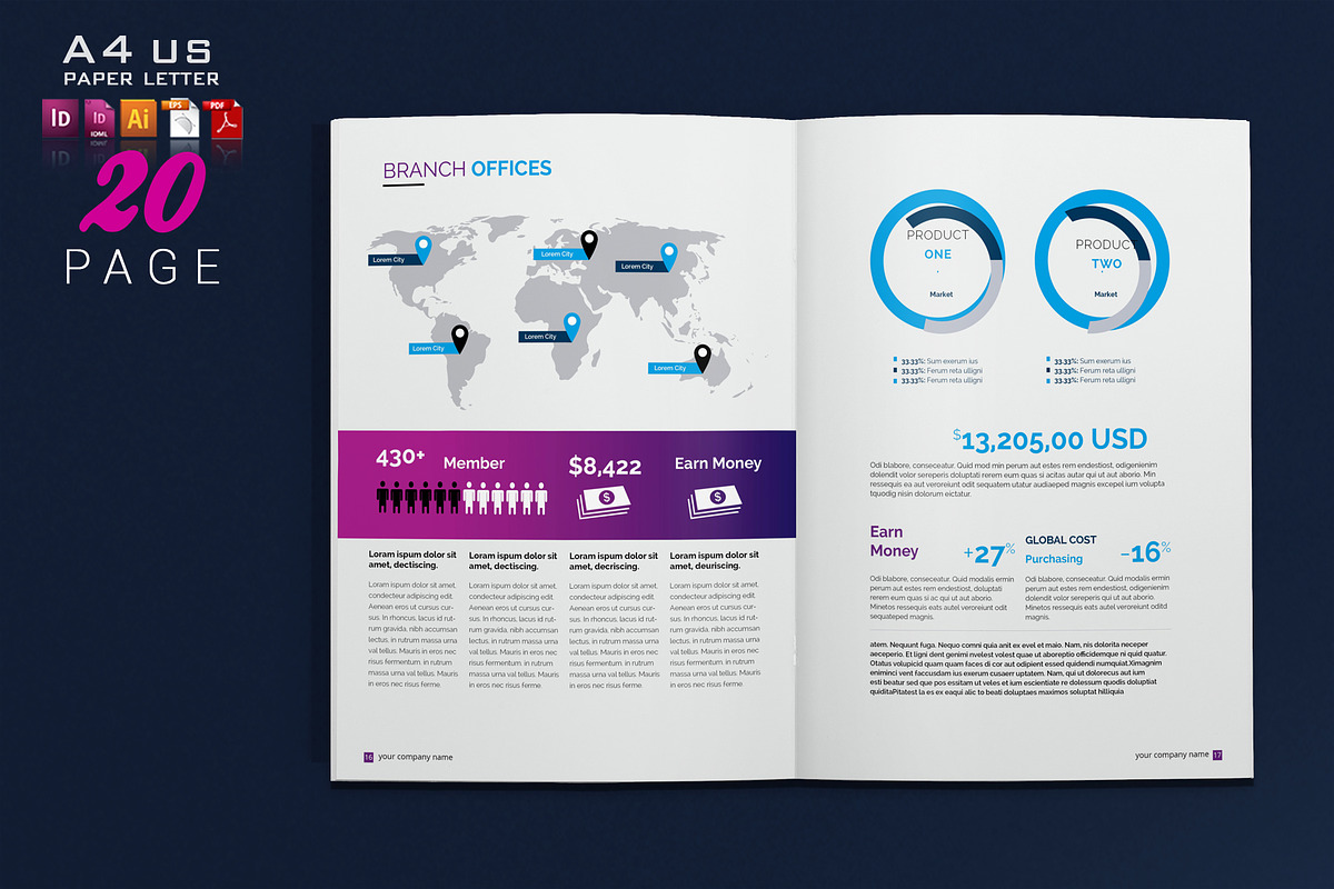 Multipurpose Brochure, a Brochure Template by artico (Photo 10 of 11)
