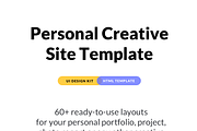 Creative Portfolio HTML Template, a HTML Template by Samoylov (Thumbnail 1 of 2)
