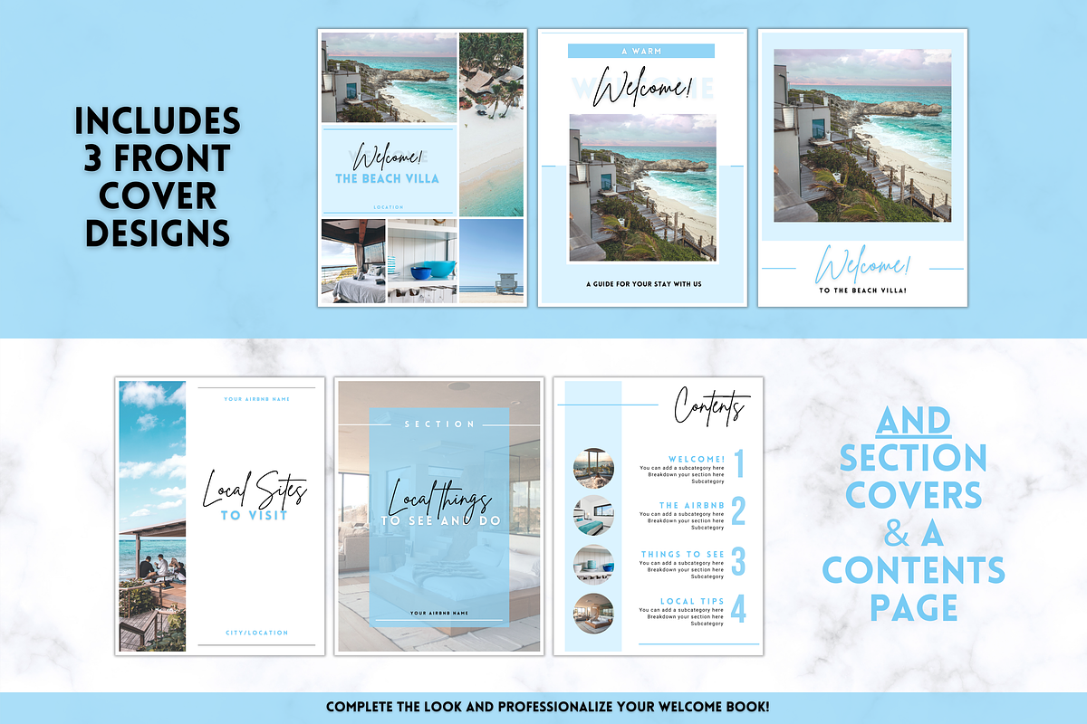 Airbnb Welcome Book Template - 20pgs, a Poster Template by Templatables (Photo 8 of 12)