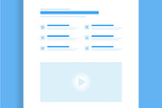 Modern Website UI Wireframe Design, a Landing Page Template by MightyDesign (Thumbnail 5 of 9)