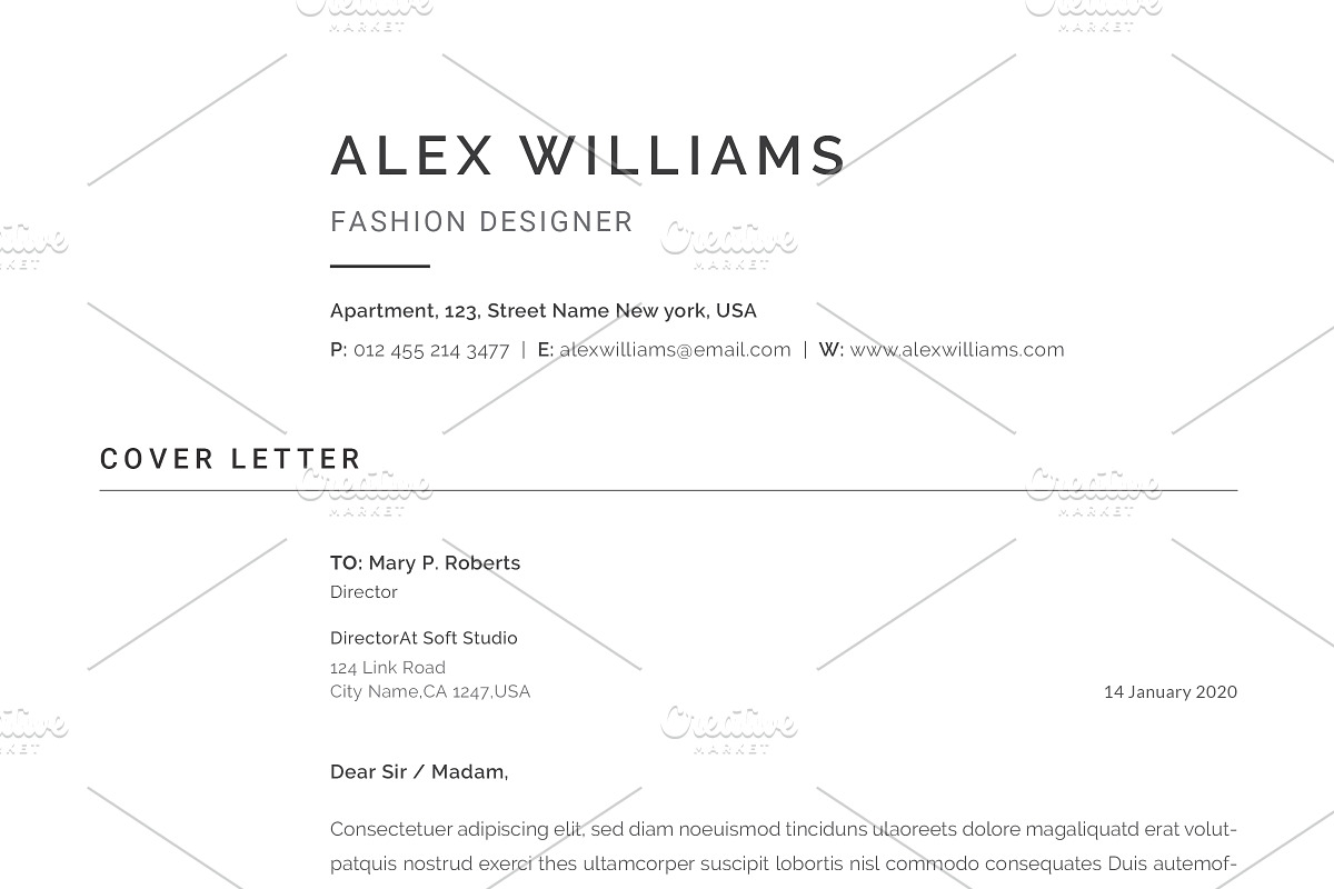 Resume Template / CV, a Resume Template by CreativeZoom (Photo 7 of 7)