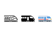 Train Vector Icons, a Solid Icon by Artonix (Thumbnail 2 of 2)