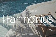 Harmonius Sans Serif Typeface Font, a Sans Serif Font by Vadovastd (Thumbnail 9 of 9)