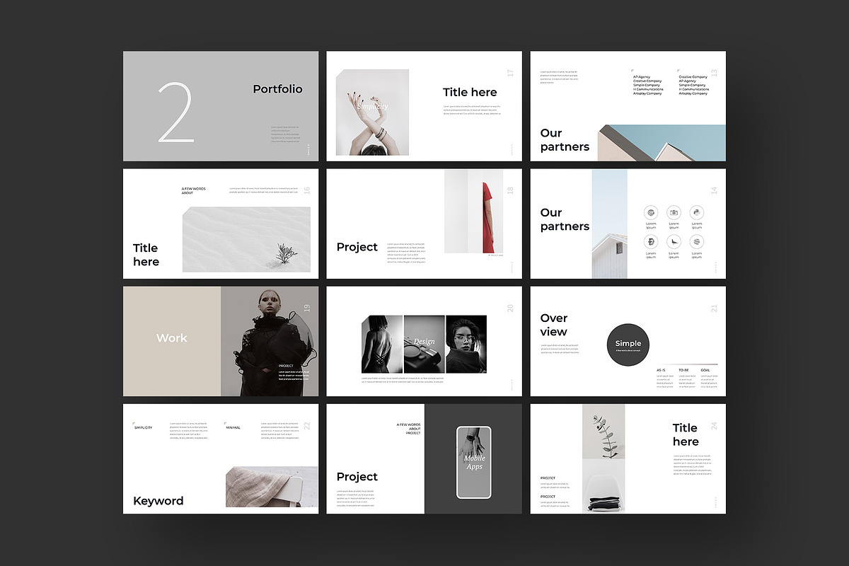 Simple P. PowerPoint Template, a Presentation Template by Simple P. (Photo 6 of 10)