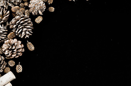 Christmas background pinecones photo, a Holiday Photo by OPSD Shop