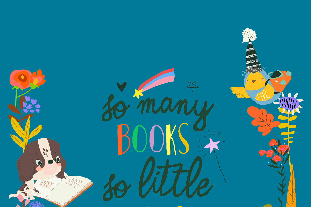 Animals Sitting On Stacks Of Books, an Education Illustration by Maria Starus (Photo 3 of 3)