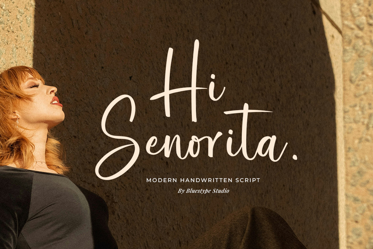 Hi Senorita, a Script Font by Bluestype Studio (Photo 1 of 7)