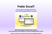 SKU Generator - Google Sheets, an App Template by Ardent Workshop (Thumbnail 4 of 5)