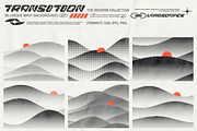 96 Wavy Transition Landscapes, a Graphic by softulka (Thumbnail 2 of 10)