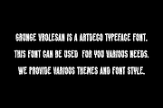Grunge Vrolesan - Typeface Font, a Sans Serif Font by Iqsiart Studio (Thumbnail 2 of 6)