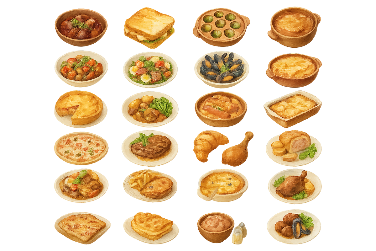 Vintage Comfort Food Collection, an Object Graphic by RT Studio (Photo 2 of 4)