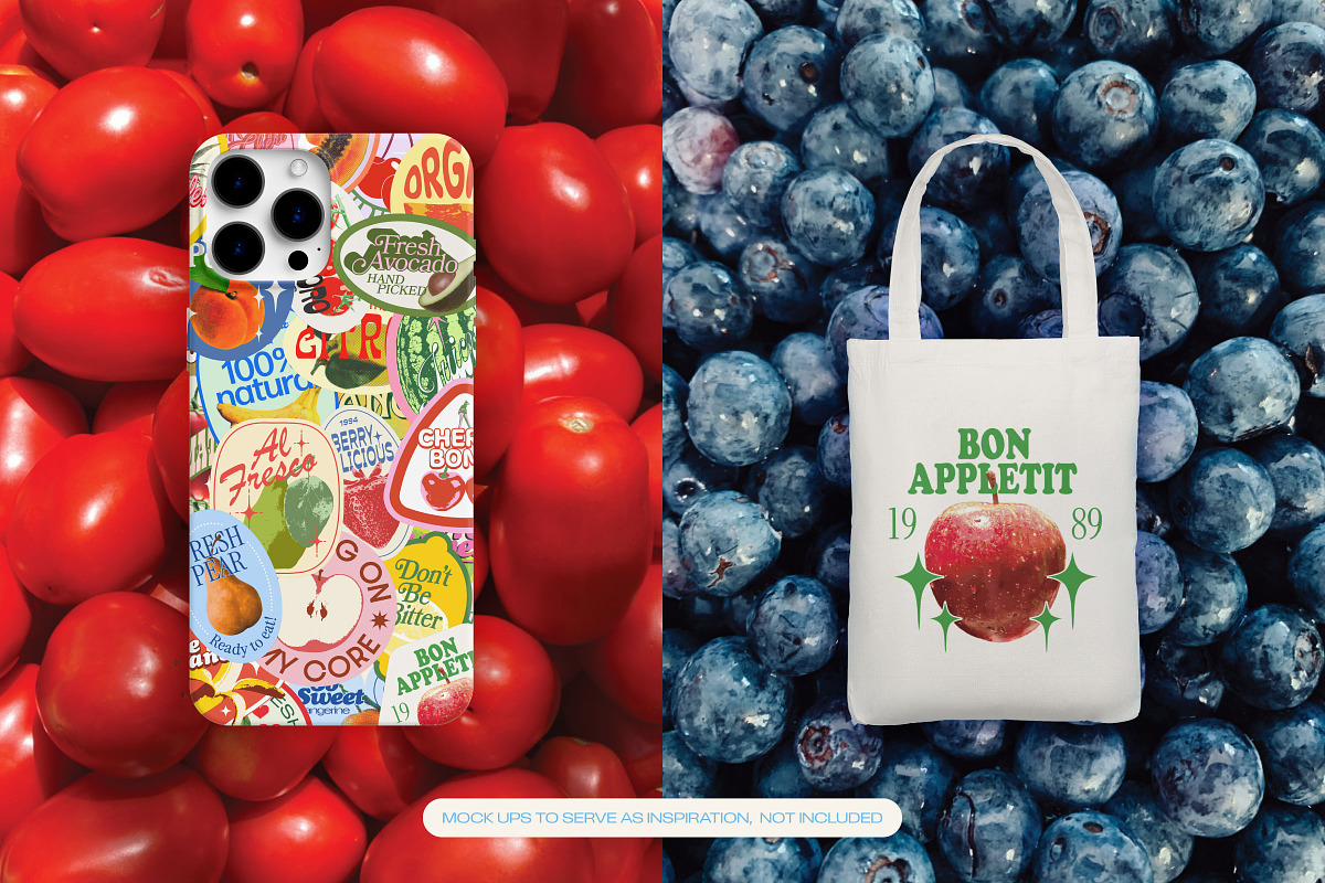 Fruit Stand - Fruity Sticker Pack, a Graphic by Lucy Jenn (Photo 4 of 6)