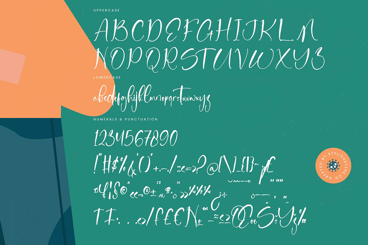 Sanitizer Eticulate Stylish Font, a Script Font by stylishtype.co (Photo 18 of 20)