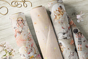 Flower circus.Watercolor vintage set, a Texture Illustration by TanyaSchuka (Thumbnail 8 of 15)