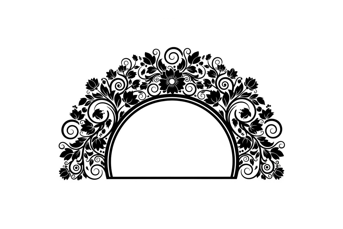 Floral Ornament Silhouette Bundle, an Illustration by BIPLOB EXPERT (Photo 33 of 51)