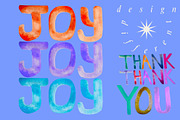 Watercolor Words Clip Art Words, a Decorative Illustration by Eryn Rose Design (Thumbnail 9 of 13)