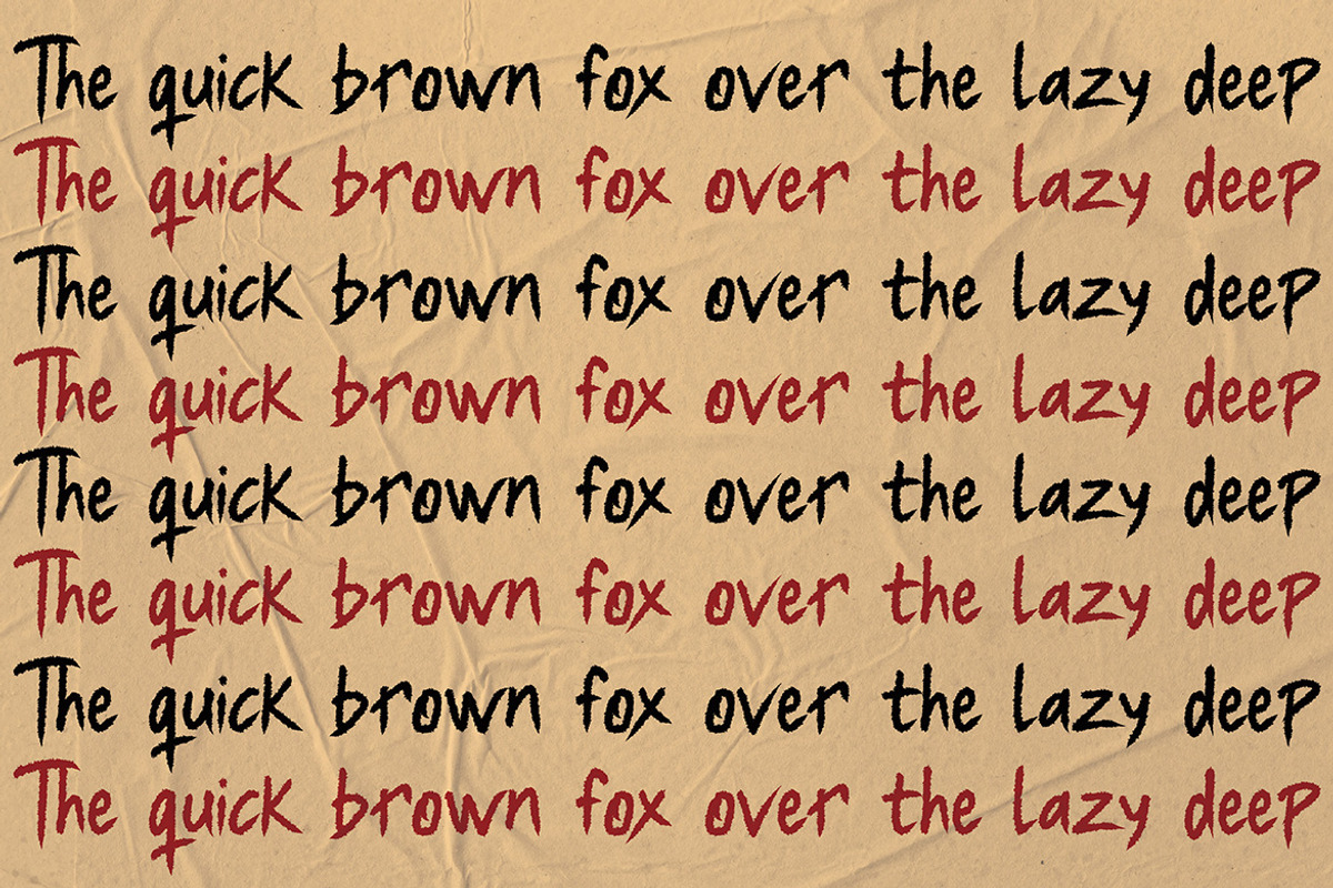 Saxohan Brush, a Handwritten Font by Eltypesstudio (Photo 4 of 10)