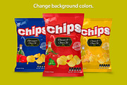 Chips Mockup and Template Packaging, a Packaging Mockup by rogeriomarcos (Thumbnail 4 of 14)