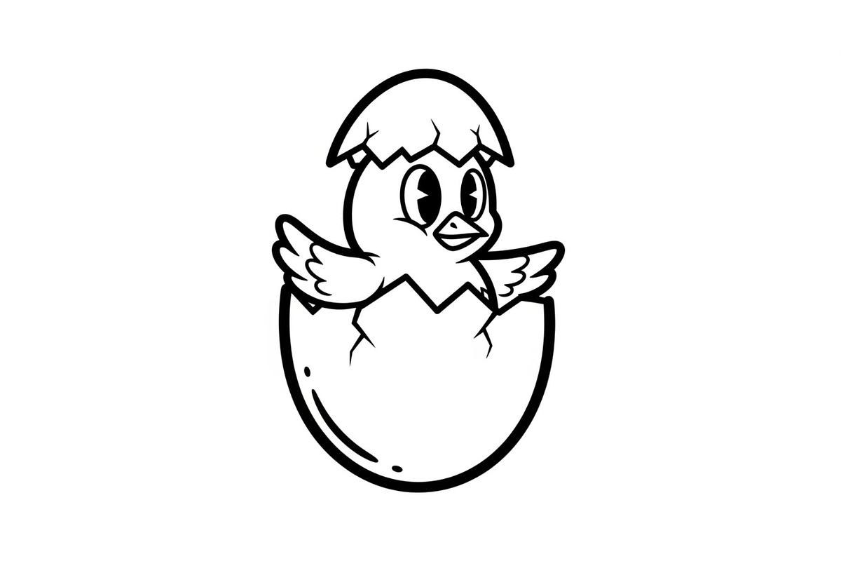 Cute Easter Chick Hatch Vector Bundl, an Illustration by jahid234 (Photo 27 of 51)