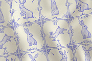 Rabbit Delft Tiles Repeat Pattern, a Pattern Graphic by Forest Lily (Thumbnail 3 of 5)