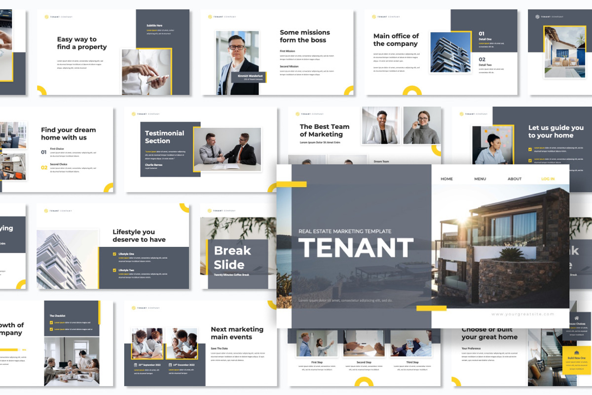 Real Estate Marketing Powerpoint, a Presentation Template by Antstheme