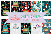 Christmas Card Design Bundle 10, a Card Template by Jay Major Designs (Thumbnail 1 of 10)