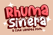 Rhuma Sinera Font, a Handwritten Font by Mabhal Studio (Thumbnail 1 of 9)