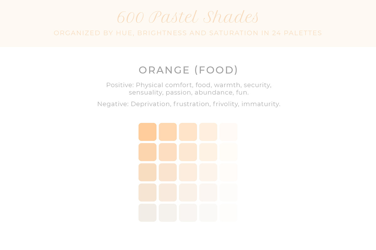 600 pastel shades color swatches, a Palette Add-On by ToonPlanet Vector Assets (Photo 6 of 8)
