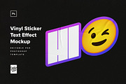 Realistic Vinyl Sticker Text Effects, a Mockup by Creative Veila (Thumbnail 8 of 12)