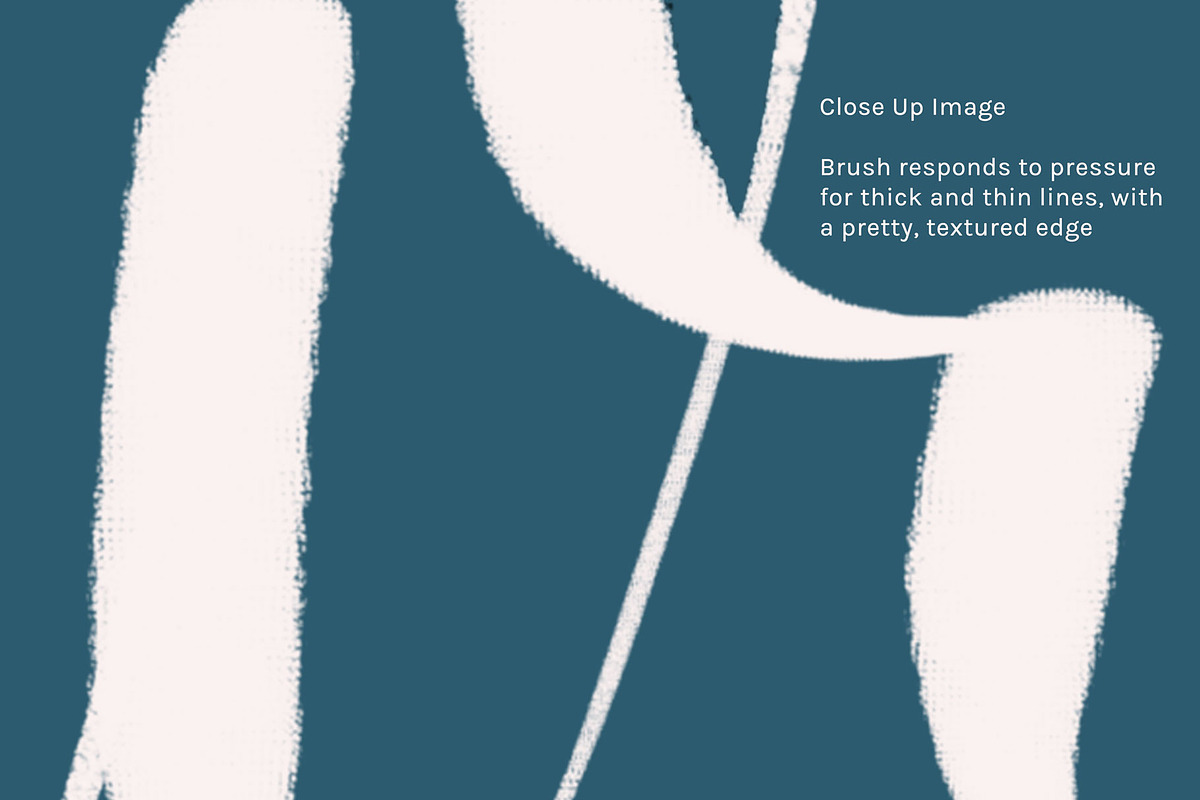 Procreate Calligraphy Brush | Aura preview 2