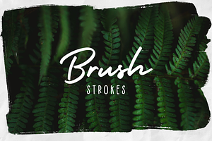 30 Handmade Brush Strokes