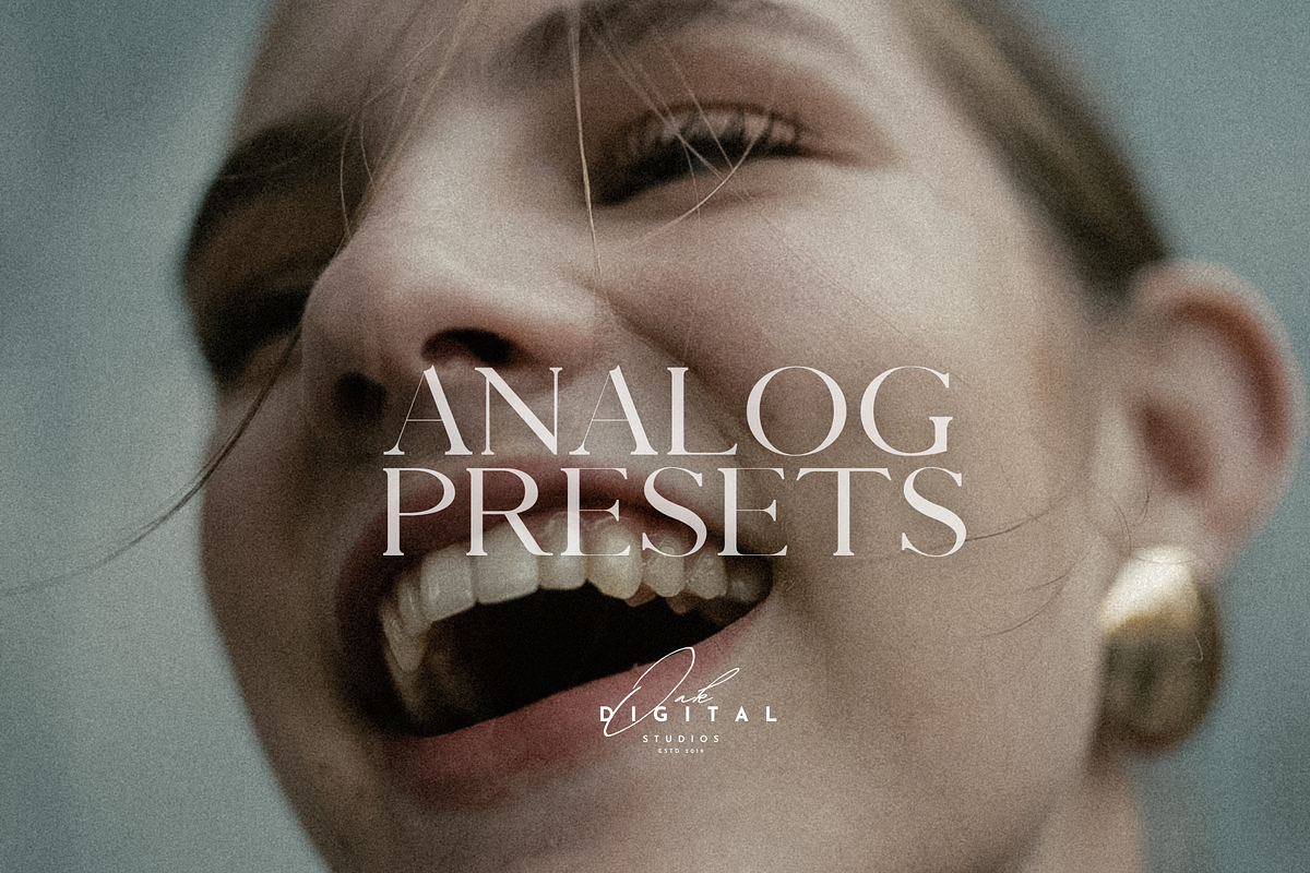 10 ANALOG Lightroom Presets Bundle, a Preset Add-On by Oak Digital Studios (Photo 1 of 8)