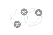 Star Shaped Pillow Box Template, a Design Template by Dieline (Thumbnail 2 of 2)