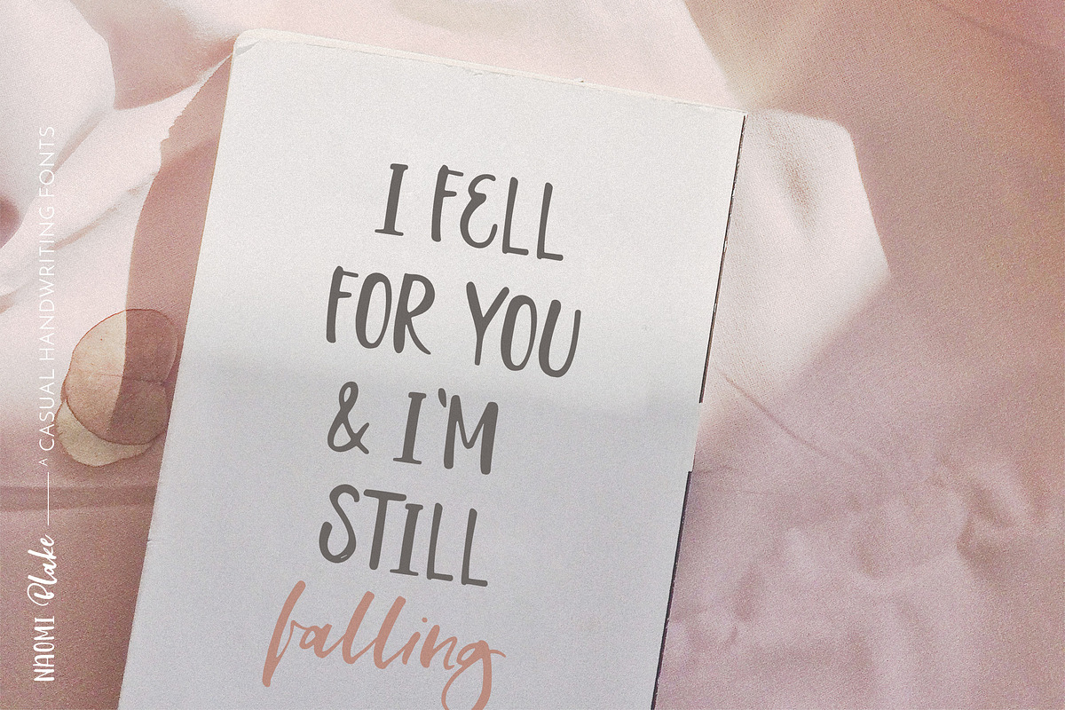Naomi Blake, a Script Font by BlueRobinDesignShop (Photo 18 of 20)