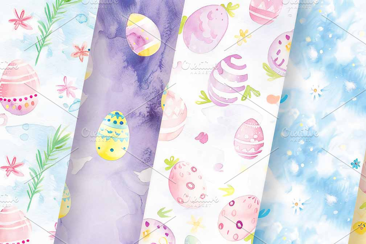 Spring Easter Watercolour, an Illustration by VetalStock (Photo 9 of 10)