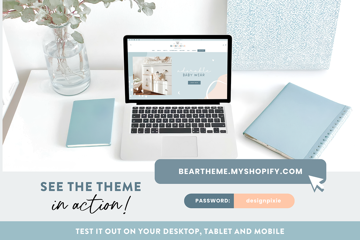 Baby Blue Shopify Theme, a Shopify Template by Design Pixie (Photo 3 of 10)