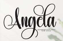 Angela | Script Font