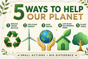 Earth Day Eco Elements, an Object Graphic by MarisoArt (Thumbnail 6 of 8)