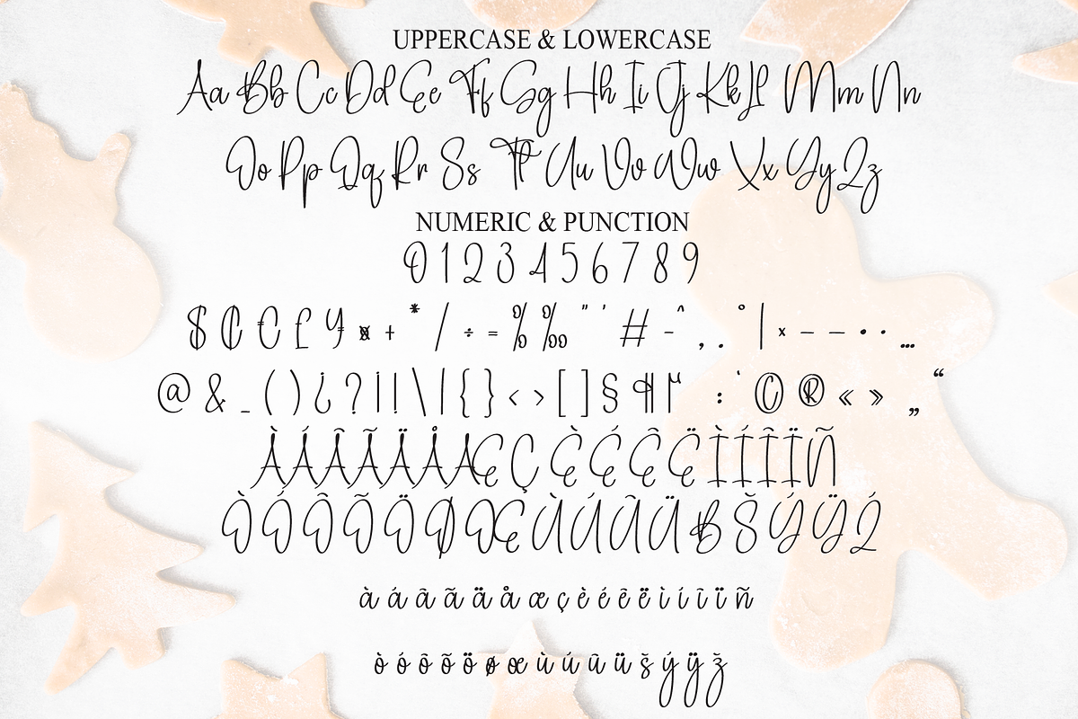 Gingerbread | Script Font, a Handwritten Font by Scratchones (Photo 7 of 8)