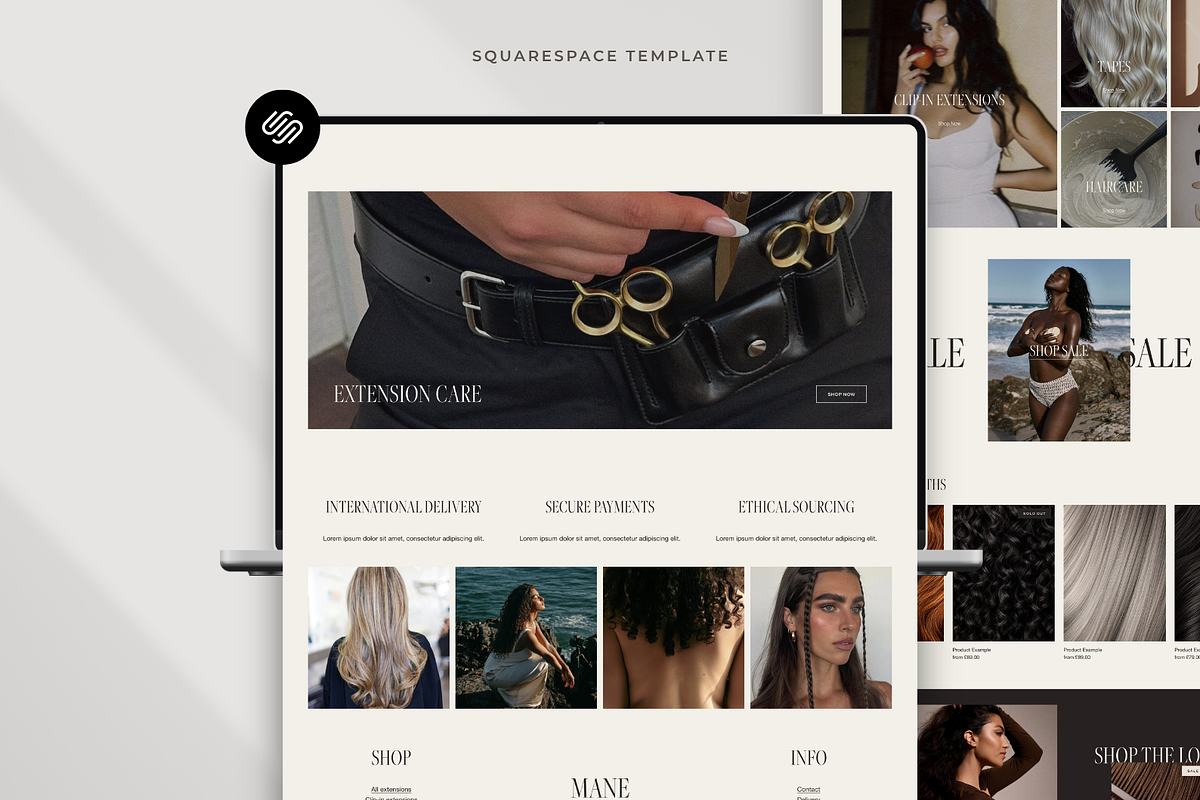 Hair Stylist Squarespace Template, a Squarespace Template by Candor Templates (Photo 7 of 20)