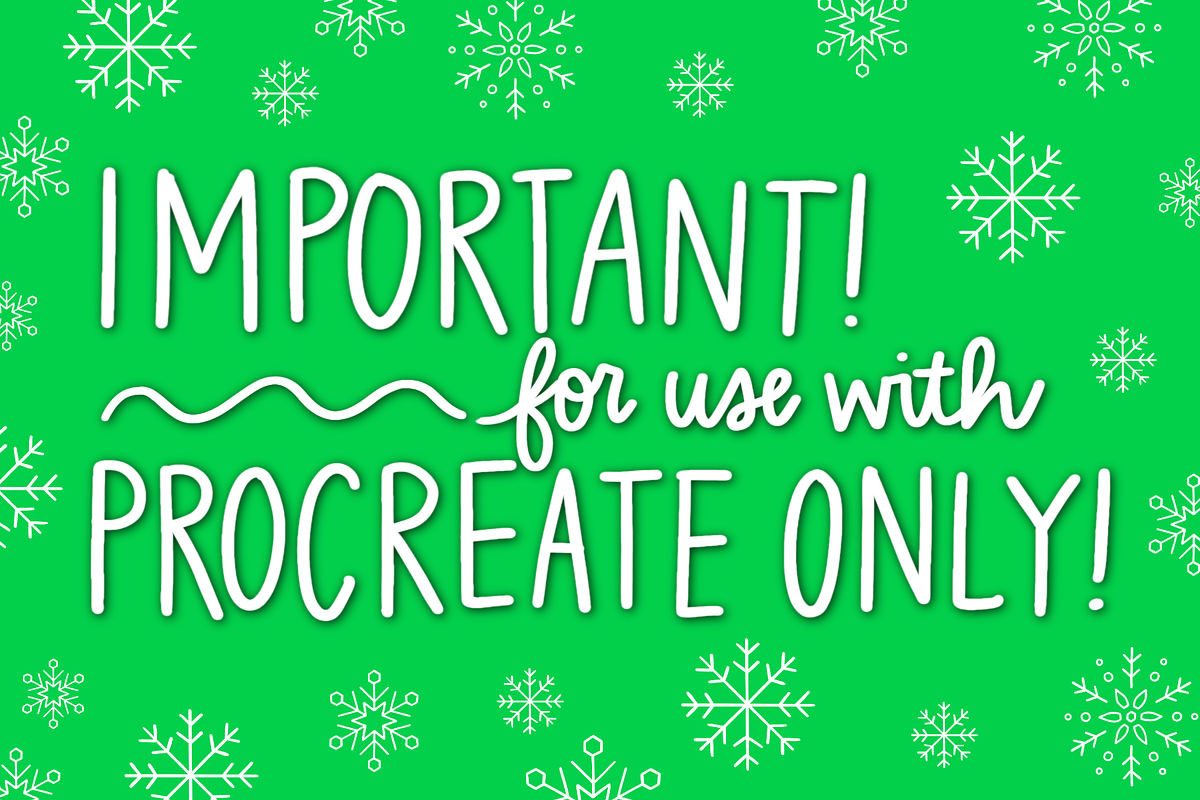 Procreate Christmas Shapes Set, a Brush Add-On by Positively Present (Photo 2 of 10)
