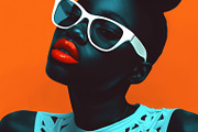 109 Fashion models in sunglasses, a Beauty & Fashion Photo by Handmadefont (Thumbnail 9 of 113)