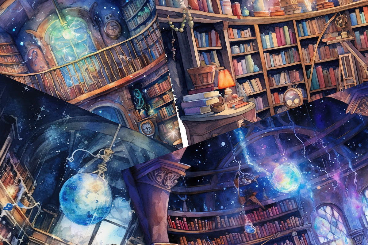 A Magical Archive, a Background Graphic by Curve Design (Photo 3 of 5)