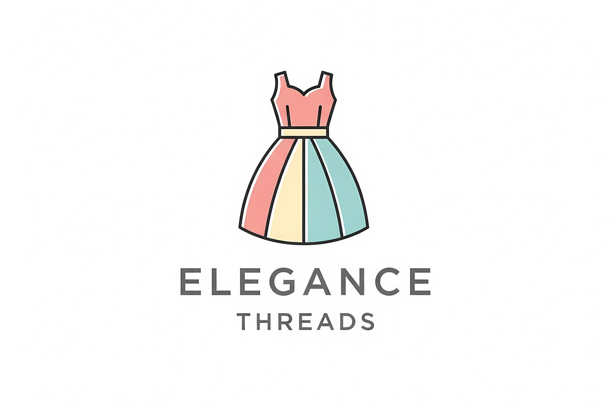 Elegant Pastel Dress, a Branding & Logo Template by Logocreative (Photo 1 of 2)