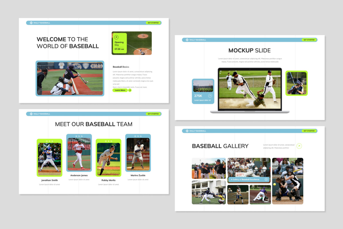 Baseball Presentation Slides, a Presentation Template by Antstheme (Photo 2 of 2)