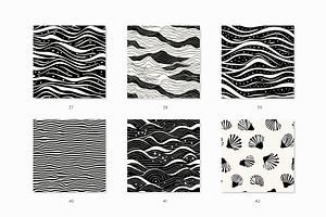 Underwater Seamless Patterns Bundle