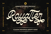 Royalter Script, a Script Font by Abbasy Studio (Thumbnail 1 of 10)