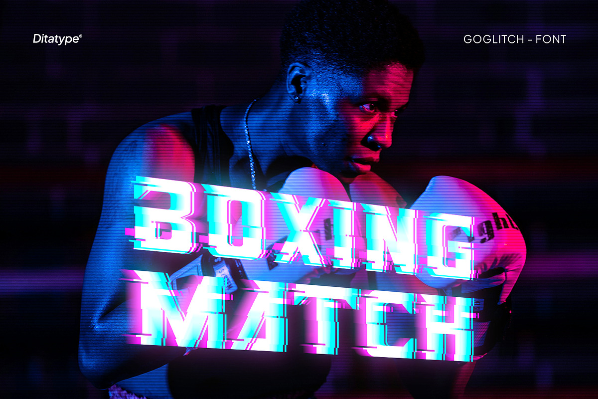 Goglitch, a Font by Ditatype (Photo 7 of 11)