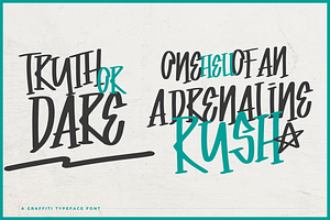 Union Lesson Graffiti Typeface